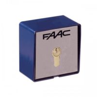 401012 FAAC Т20Е Ключ-выключатель, монтаж на стену с одним микровыключателем, без цилиндра замка (необходим 7120xx)