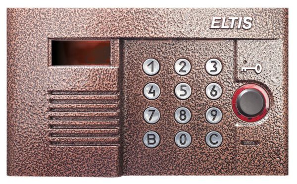 DP400-RD16CF Блок вызова домофона ELTIS