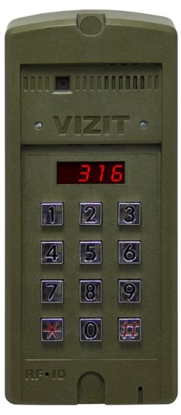 БВД-316RCP Блок вызова VIZIT