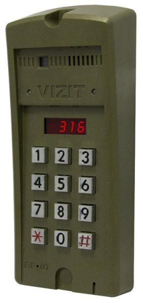 БВД-316RCP Блок вызова VIZIT